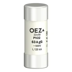 Poistková vložka PV22 63A gG - OEZ:06752