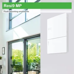 mini Pragma - zapustená montáž - 1x8 modulov - priehľadné dvere MIP22108T - MIP22108T
