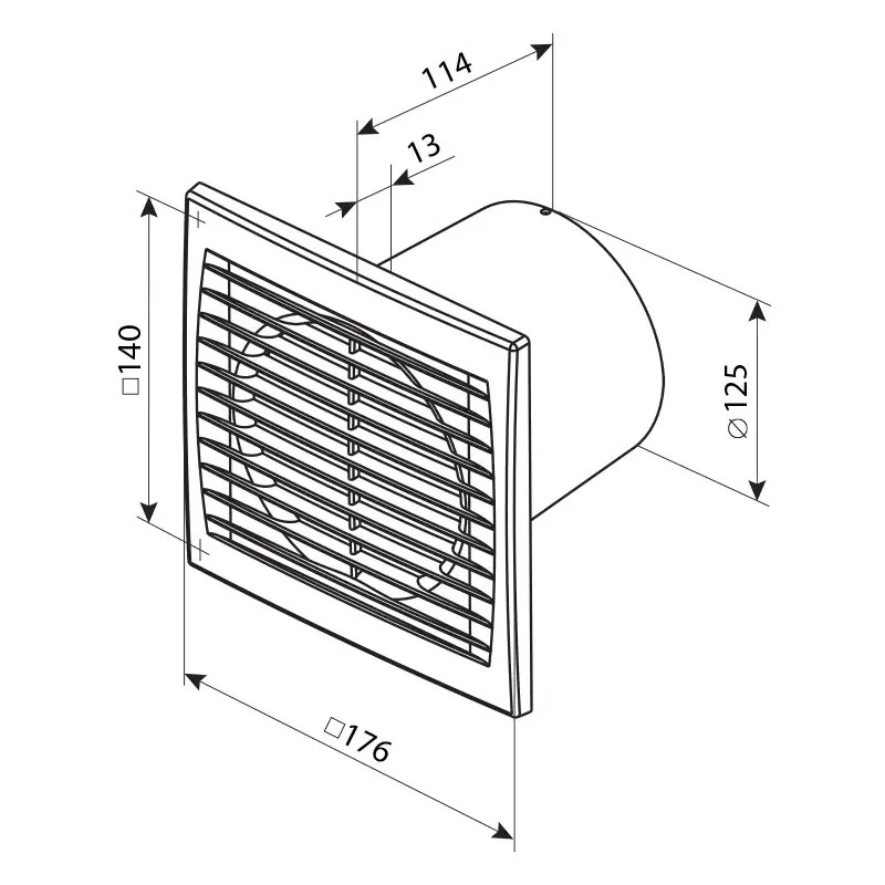 Ventilátor axiálny - 1902001