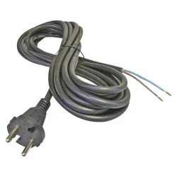 Flexo gumová šnúra 2x 1,5 mm2, 5 m, čierna - 2421250230