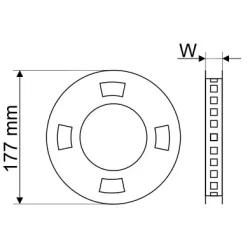 LED pás, interiérový - LED-SZ-96-NW