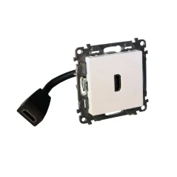 VALL PREDKONEKTOROVANÁ ZÁSUVKA HDMI V1.4 BIELA - 753175