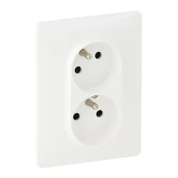 VALENA LIFE ZÁSUVKA 2X2P+T 16A S DETSKOU OCHRANOU BIELA - 753186