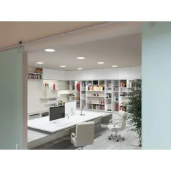 Hranaté podstropné LED svietidlo DOWNLIGHT CCT SQUARE24W, biele