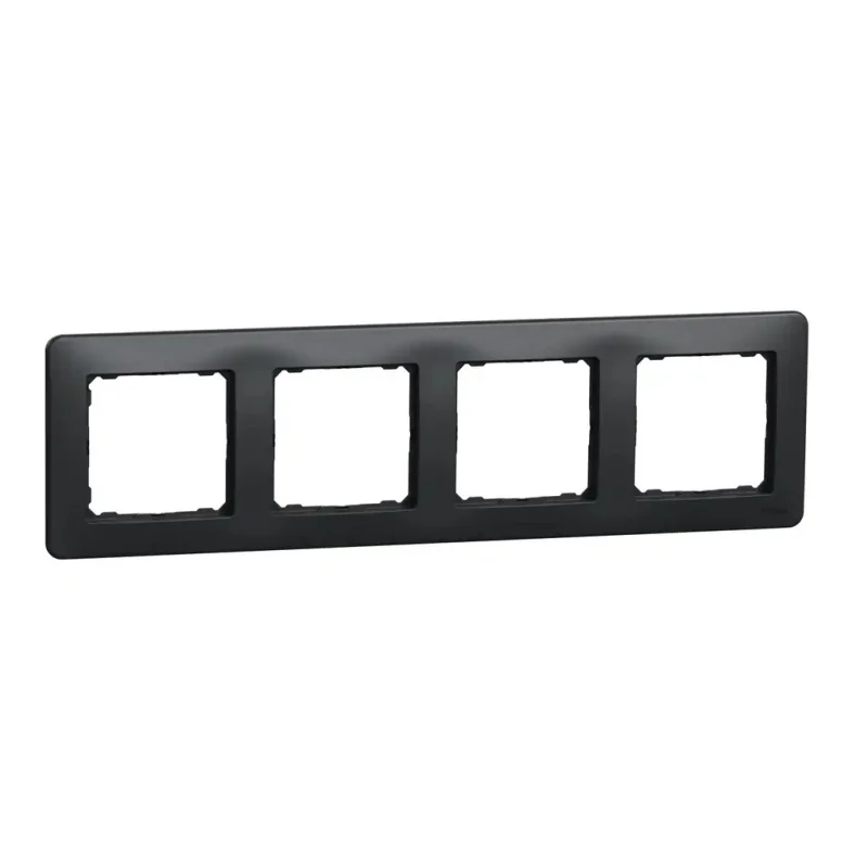 Rámček štvornásobný, Sedna D/E, antracit SDD314804 - SDD314804