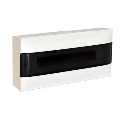 ROZVODNICA POVRCHOVÁ PRACTIBOX S - 1X22MOD DYMOVÉ DVIERKA PE+N SVORKOVNICA - 137215