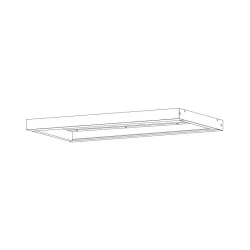 Hliníkový rám1200x300pre LED panel