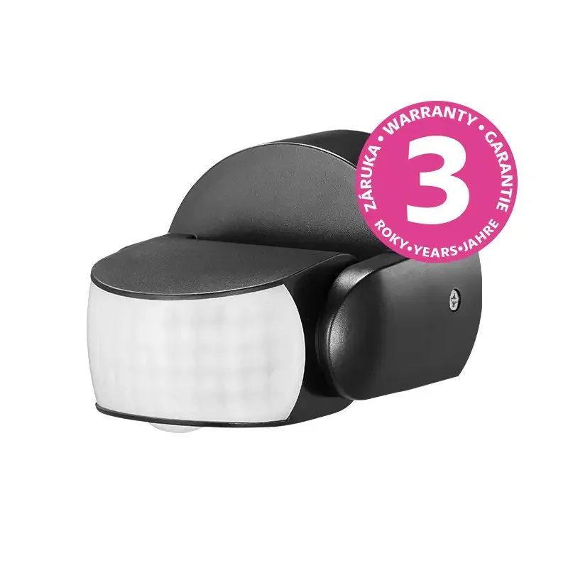 PANLUX SENSOR DOUBLE 180°/360° čierna