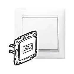 VALENA 2XRJ45 UTP KAT6 BIELA - 774243