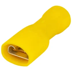Celoizolované Cu lisovacie dutinky ploché, žlté - STCSH6