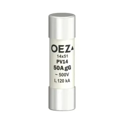 Poistková vložka PV14 50A gG - OEZ:06736