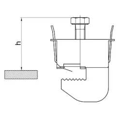 Odbočná svorka ku zberniciam, hrúbka zbernice 4-5 mm - GLK1-3570