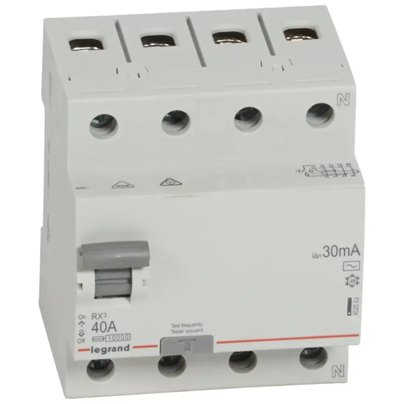 PRÚDOVÝ CHRÁNIČ RX3 4P 40A 30MA AC - 402063
