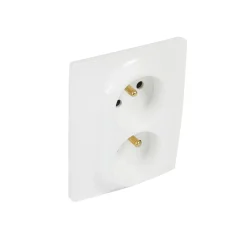 NILOÉ ZÁSUVKA 2X2P+T S DETSKOU OCHRANOU 16A BIELA - 764543