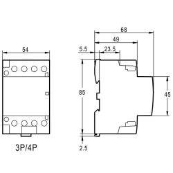 Modulárny stykač - SHK4-40