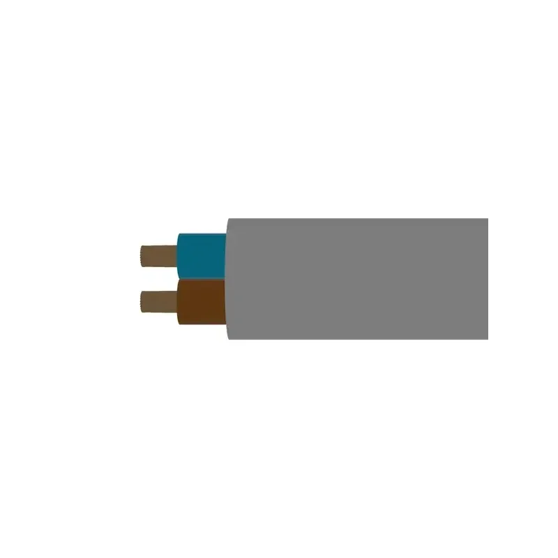 H05VV-F 2X0,75 300/500V CPR E biela (CYSY)