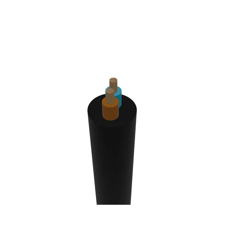 H05VV-F 2X0,75 300/500V CPR E ?ierna (CYSY)