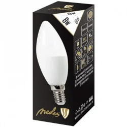 ZLS724 - LED žiarovka 8W - C37 / E14 / SMD / 4000K - ZLS724