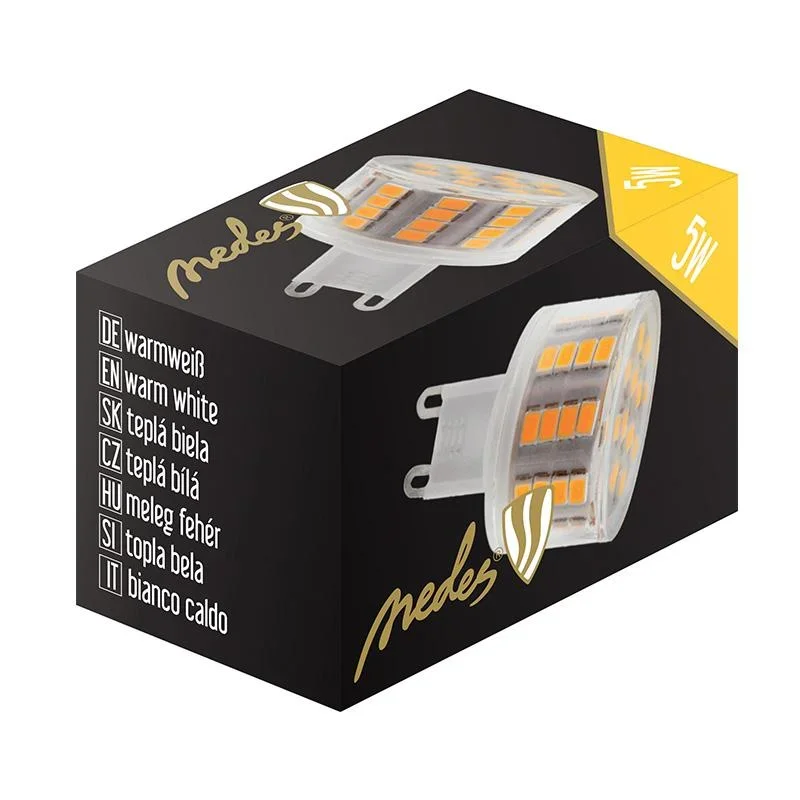 ZLS615CW - LED žiarovka 5W - G9 / SMD / 2800K / W - ZLS615CW ZLS615CW - LED žiarovka 5W - G9 / SMD / 2800K / W - ZLS615CW
