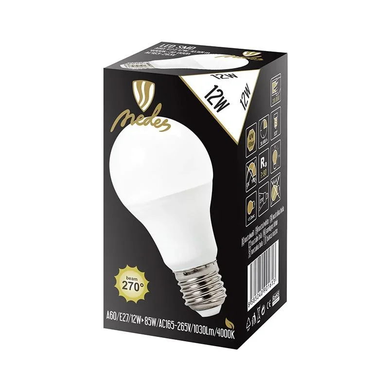 ZLS523 - LED žiarovka 12W - A60 / E27 / SMD / 4000K - ZLS523 ZLS523 - LED žiarovka 12W - A60 / E27 / SMD / 4000K - ZLS523