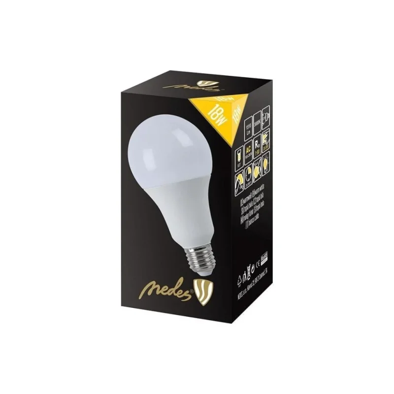 ZLS517 - LED žiarovka 18W - A80 / E27 / SMD / 3000K - ZLS517