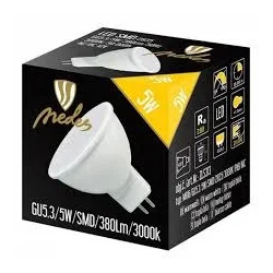 ZLS313 - LED žiarovka 5W - GU5,3 / MR 16 / SMD / 3000K - ZLS313