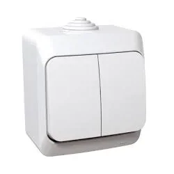 Prepínač sériový (5), Cedar Plus, IP44, Biela WDE000550 - WDE000550