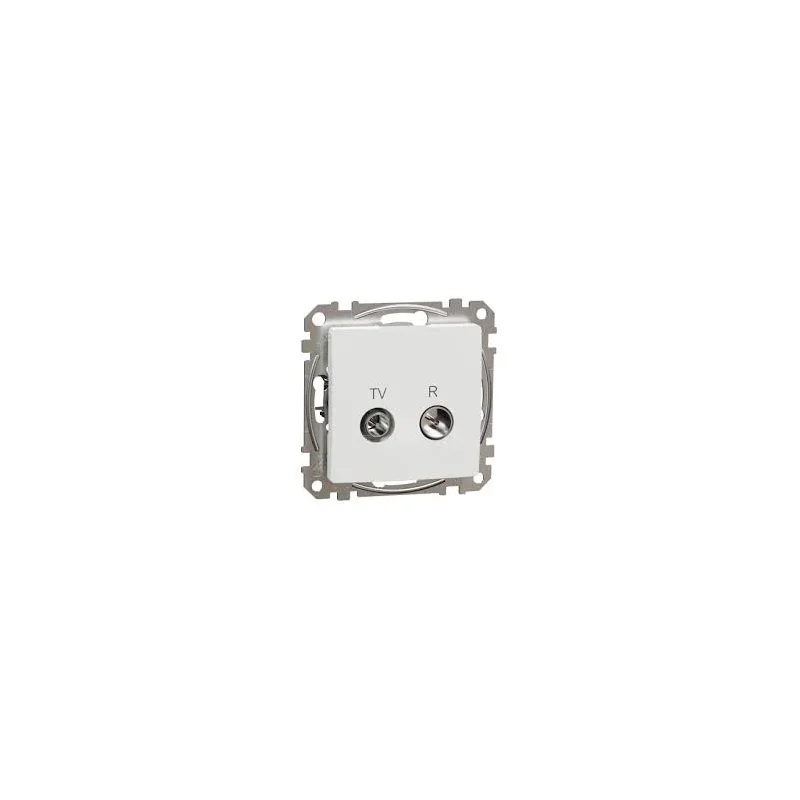 TV R zásuvka priebežná, Sedna D/E, 10db, Biela SDD111478R - SDD111478R