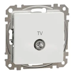 TV zásuvka koncová, Sedna D/E, 4db, Biela SDD111471 - SDD111471