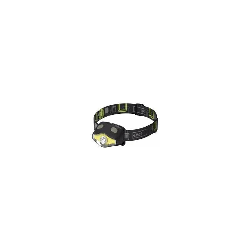 COB LED + LED čelovka P3536, 220 lm, 100 m, 3× AAA - 1441263110