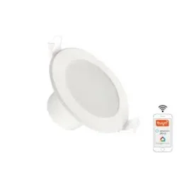 LDL163W - LED svietidlo WIFI 7W / IP44 / 3000K - 6500K / WH - LDL163W