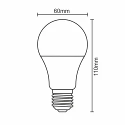 ZLS503 - LED žiarovka 12W - A60 / E27 / SMD / 6500K - ZLS503
