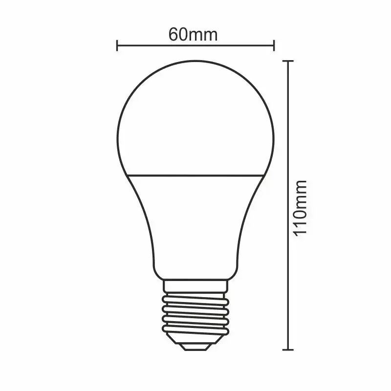ZLS582 - LED žiarovka 9W - A60 / E27 / SMD / 4000K - ZLS582 ZLS582 - LED žiarovka 9W - A60 / E27 / SMD / 4000K - ZLS582