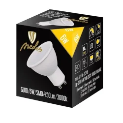 ZLS116 - LED žiarovka 6W - GU10 / SMD / 3000K - ZLS116