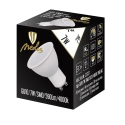 ZLS127 - LED žiarovka 7W - GU10 / SMD / 4000K - ZLS127
