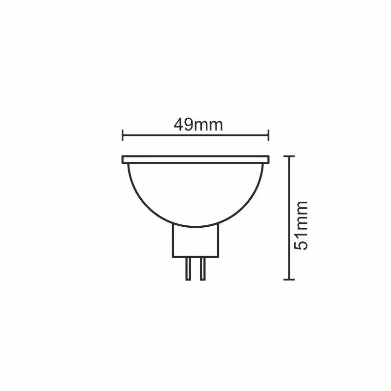 ZLS323 - LED žiarovka 5W - GU5,3 / MR16 / SMD / 4000K - ZLS323
