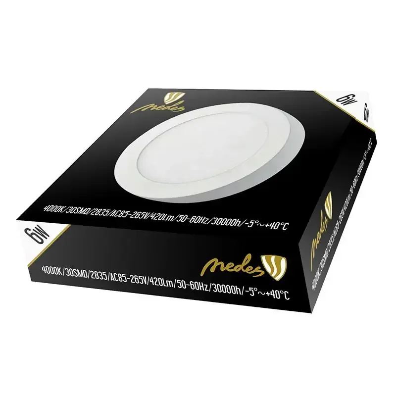 LPL321 - LED panel 6W / PRSF / SMD / 4000K / WH - LPL321