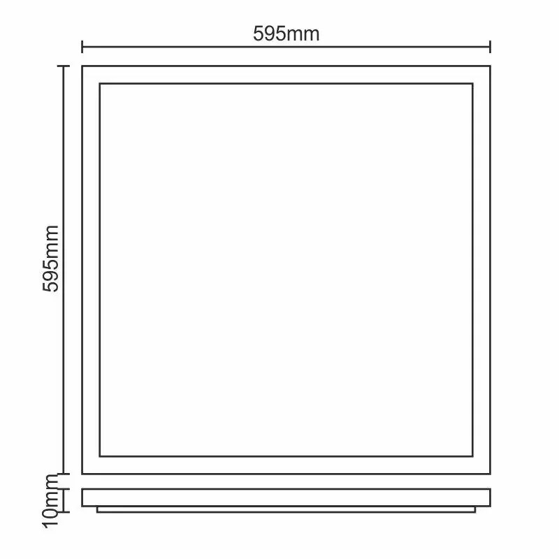 PL121 - LED panel 40W / 595x595 / SMD / 4500K / WH - PL121