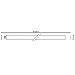LNL122/1 - LED svietidlo 18W / IP40 WTL / 1 / 600 / 2835 / 4000K - LNL122/1