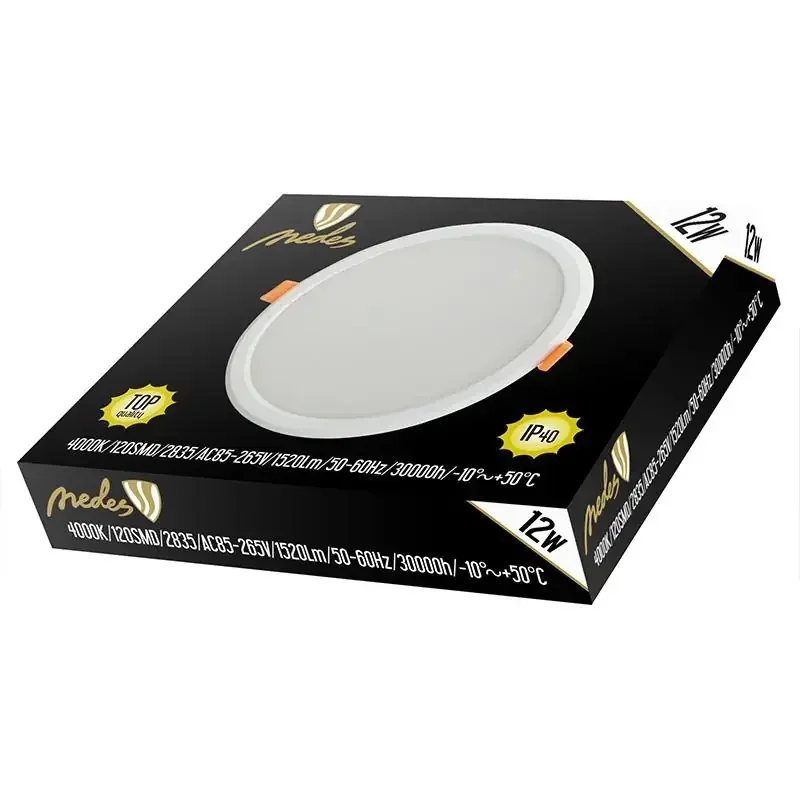 LED panel HV 12W / PR / SMD / 4000K / WH - LPL123H