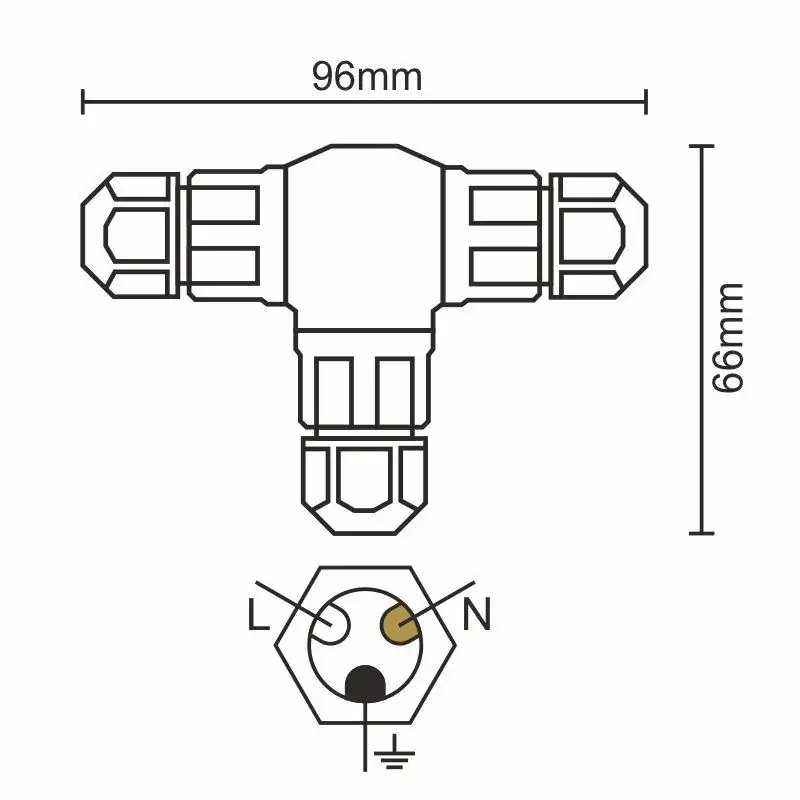 CW133 - Konektor IP67 C20A / WP / 3x1,5/3 - CW133
