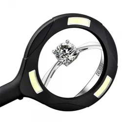 LM102 - Lupa 5 x ZOOM s LED svetlom - LM102