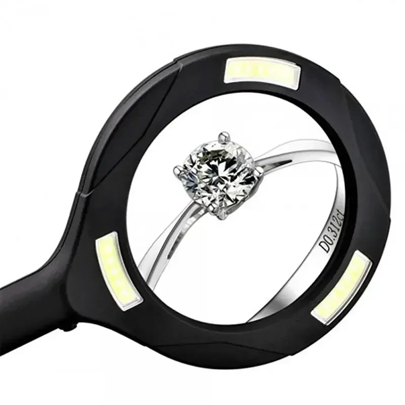 LM102 - Lupa 5 x ZOOM s LED svetlom - LM102