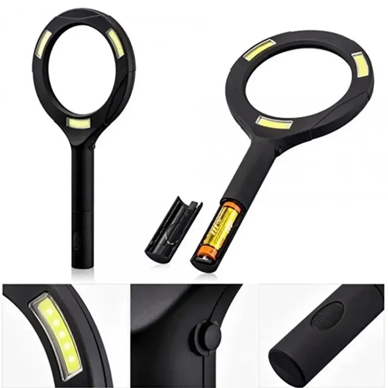 LM102 - Lupa 5 x ZOOM s LED svetlom - LM102