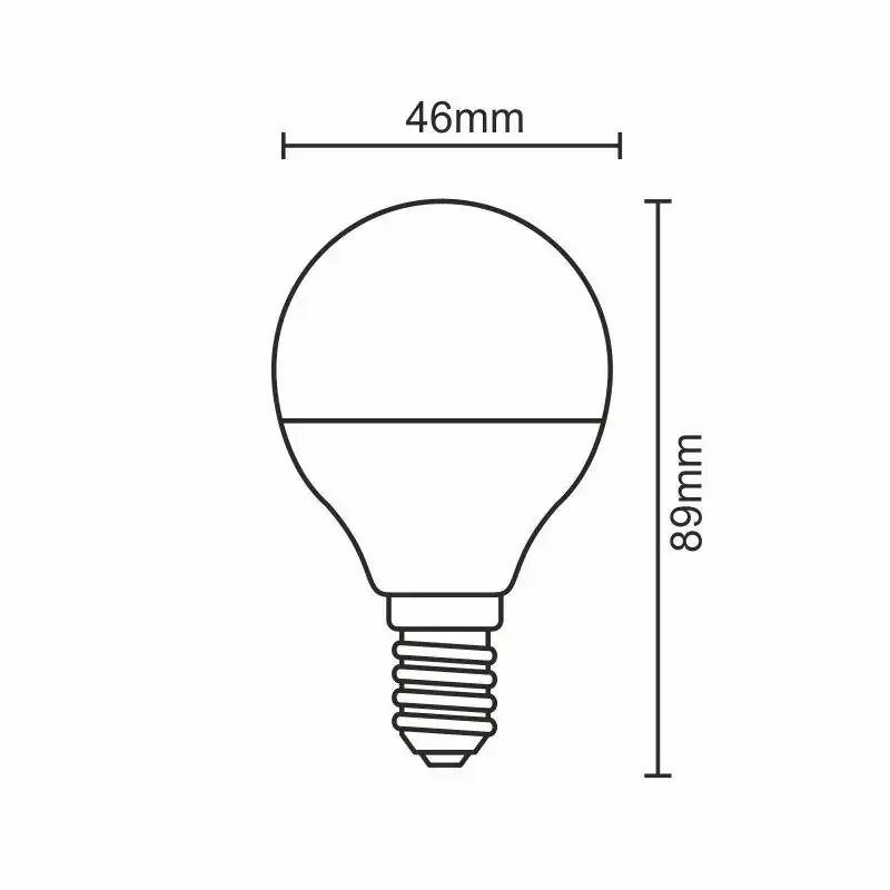 ZLS814 - LED žiarovka 8W - G45 / E14 / SMD / 3000K - ZLS814