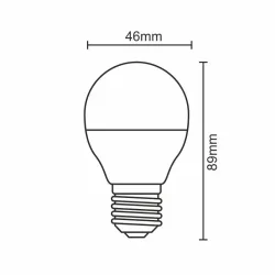 ZLS819 - LED žiarovka 8W - G45 / E27 / SMD / 3000K - ZLS819