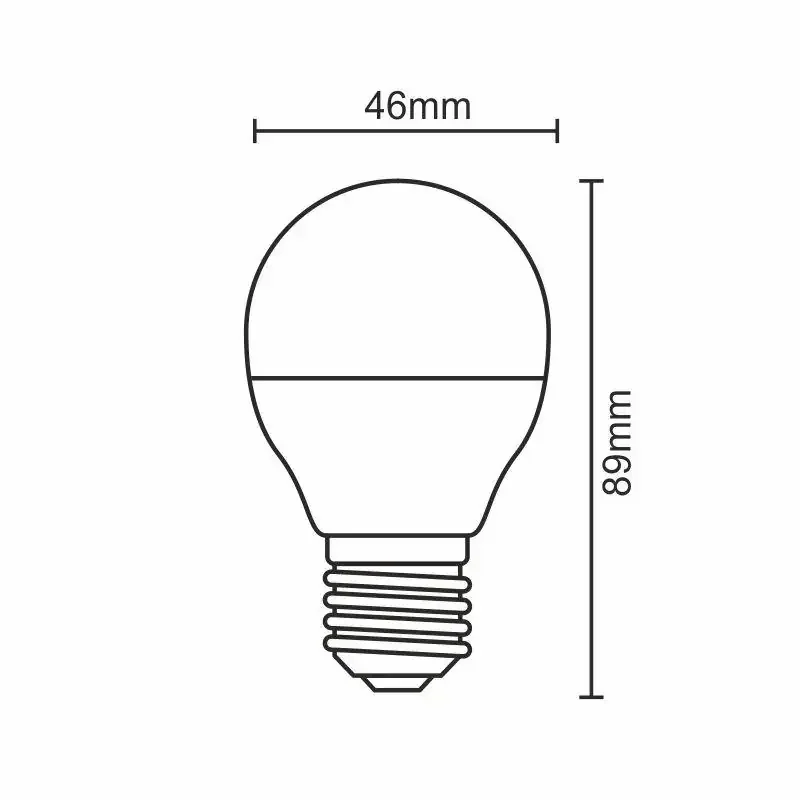 ZLS809 - LED žiarovka 8W - G45 / E27 / SMD / 6500K - ZLS809