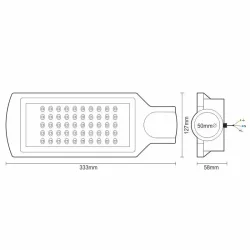 LSL322 - LED pouličné svietidlo 50W / 4000K - LSL322