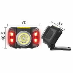 LH05R - LED nabíjacia čelovka - LH05R