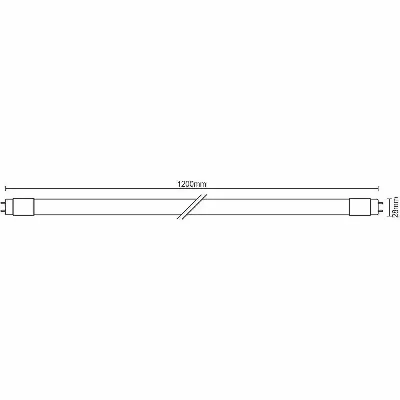 TLS202/25 - LED trubica 18W - T8 / 1200mm / 6500K, 25ks - TLS202/25